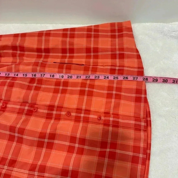 Duluth Trading Nylon Button Down Hiking Shirt Vented Long Sleeve Womens 2XL - Picture 9 of 9